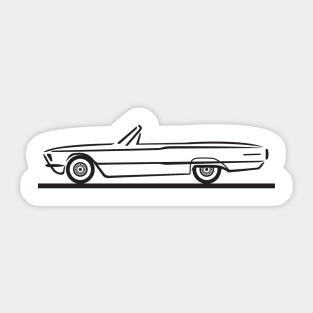 1966 Ford Thunderbird Convertible Sticker
